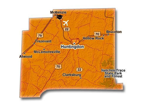 Carroll County Map